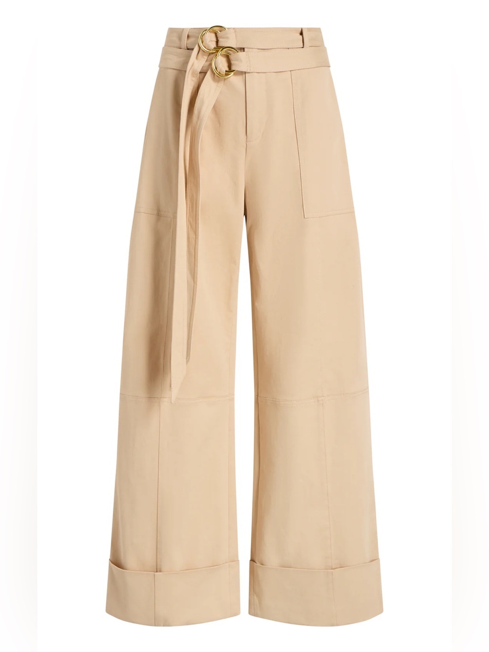 Cinq a Sept Winona Brushed Twill Wide-Leg Pants